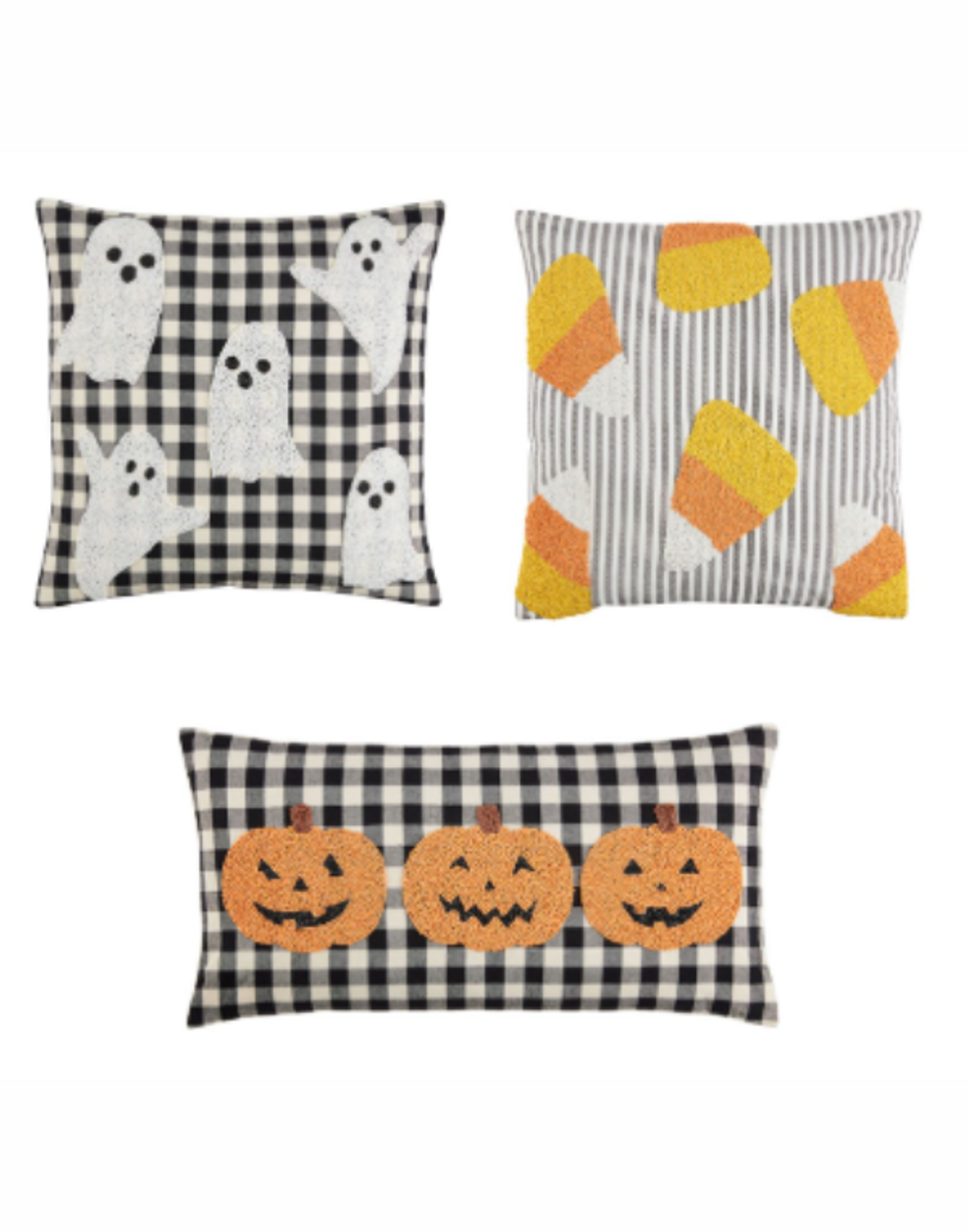 Beaded Halloween Pillow - Assorted Beaded Halloween Pillow - Assorted