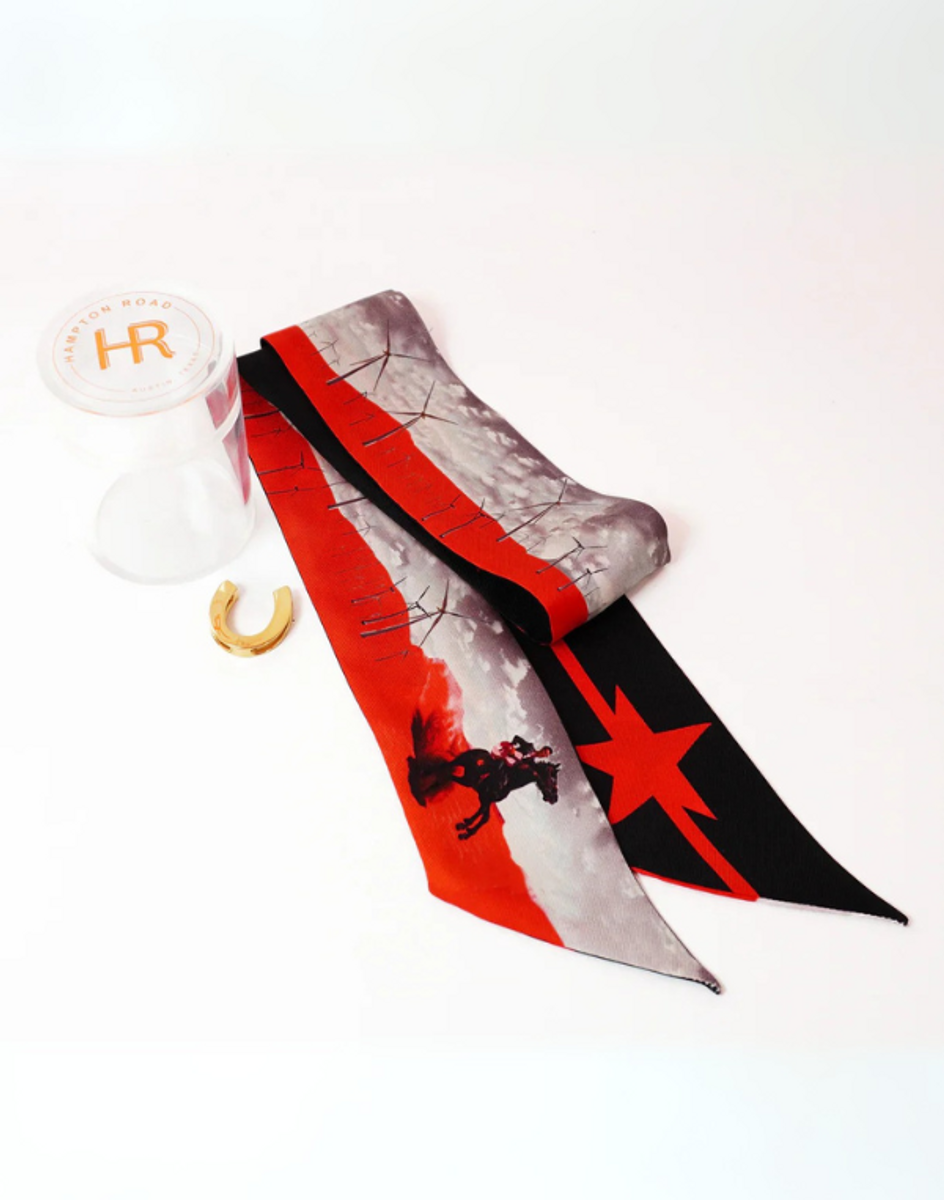 Rave On Silk Twilly Scarf Rave On Silk Twilly Scarf