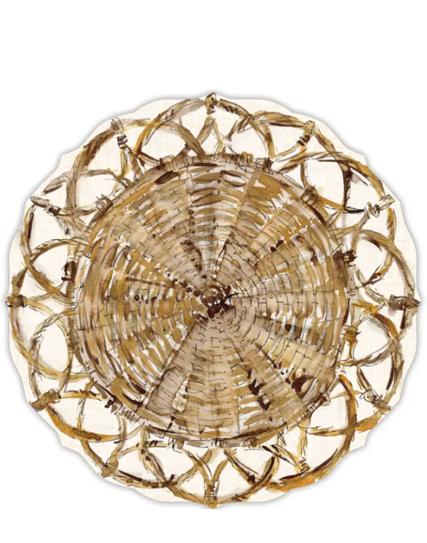 Coastal Round Woven Placemat