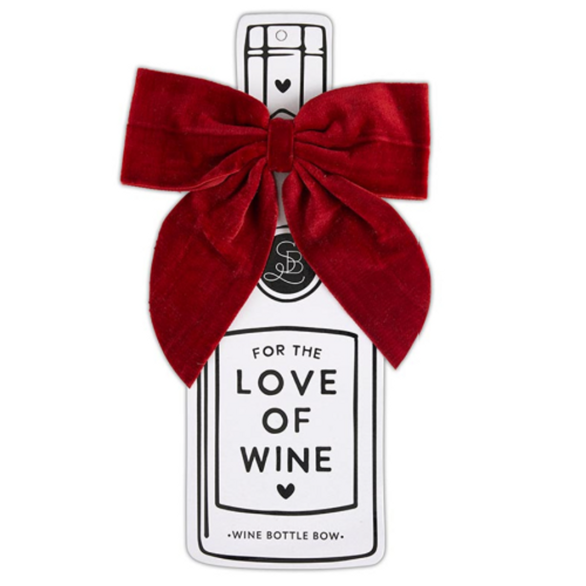 Wine Bottle Bow--Red Wine Bottle Bow--Red