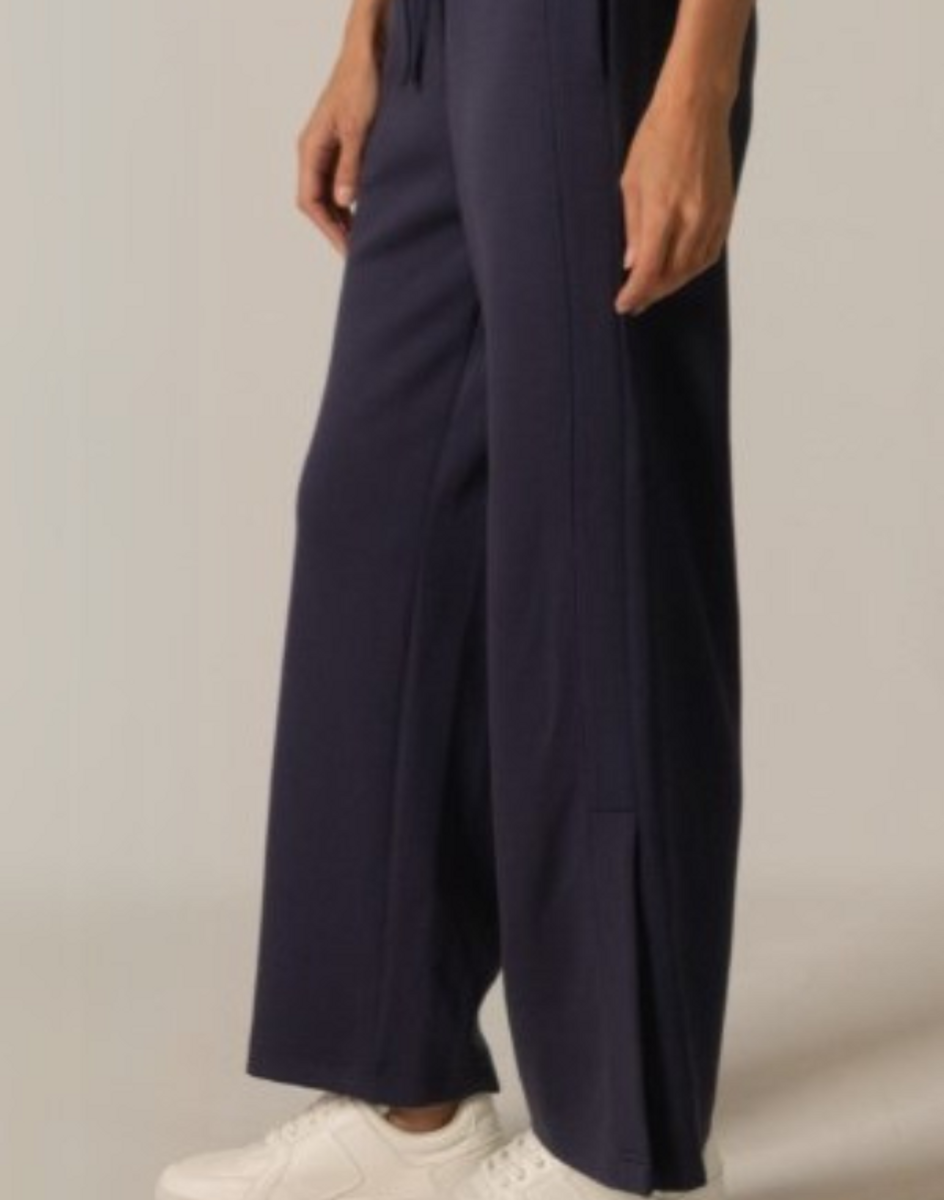 P. Cill Navy Modal Wide Leg Pants P. Cill Navy Modal Wide Leg Pants