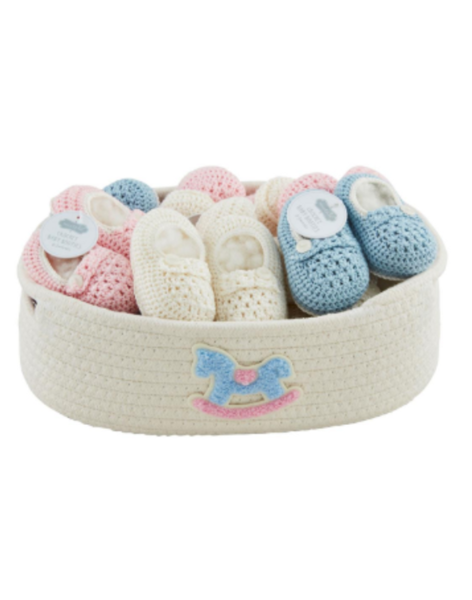 Crochet Baby Booties - Assorted Colors