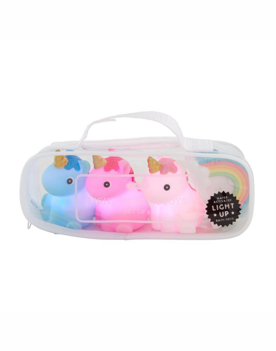 Unicorn Light-Up Bath Toy Set Unicorn Light-Up Bath Toy Set