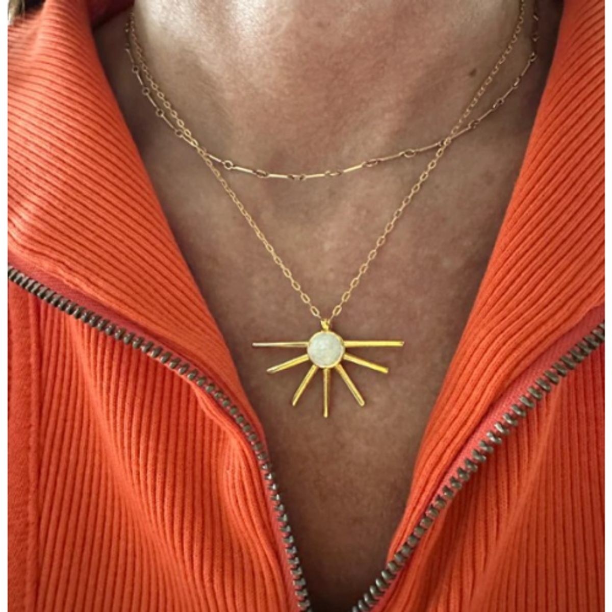 Jeny Baker Lido Deck Sunset Necklace Jeny Baker Lido Deck Sunset Necklace