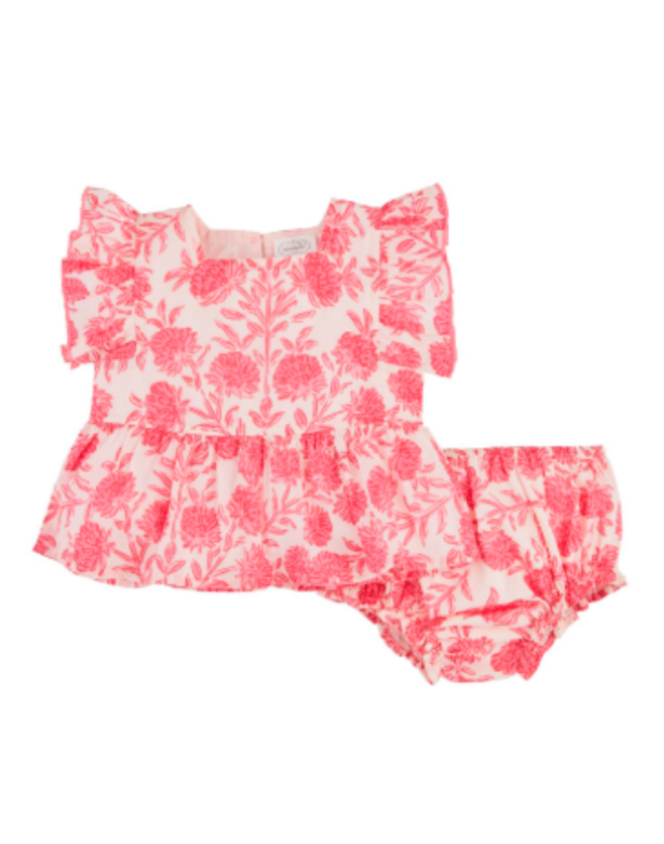 Square Neck Pinafore Set Square Neck Pinafore Set