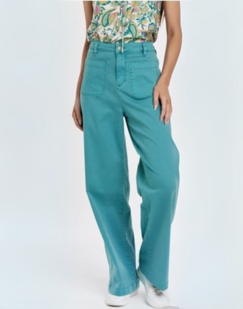 Another Love Meadow Teal Bristol Pant Another Love Meadow Teal Bristol Pant