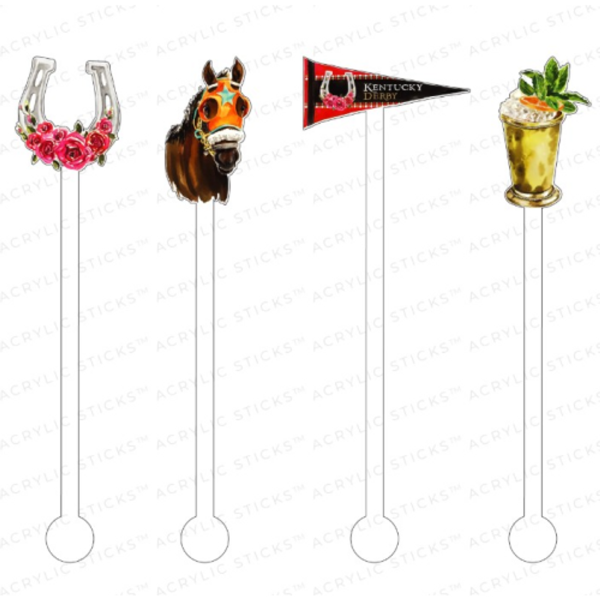 Derby Acrylic Stir Sticks Derby Acrylic Stir Sticks