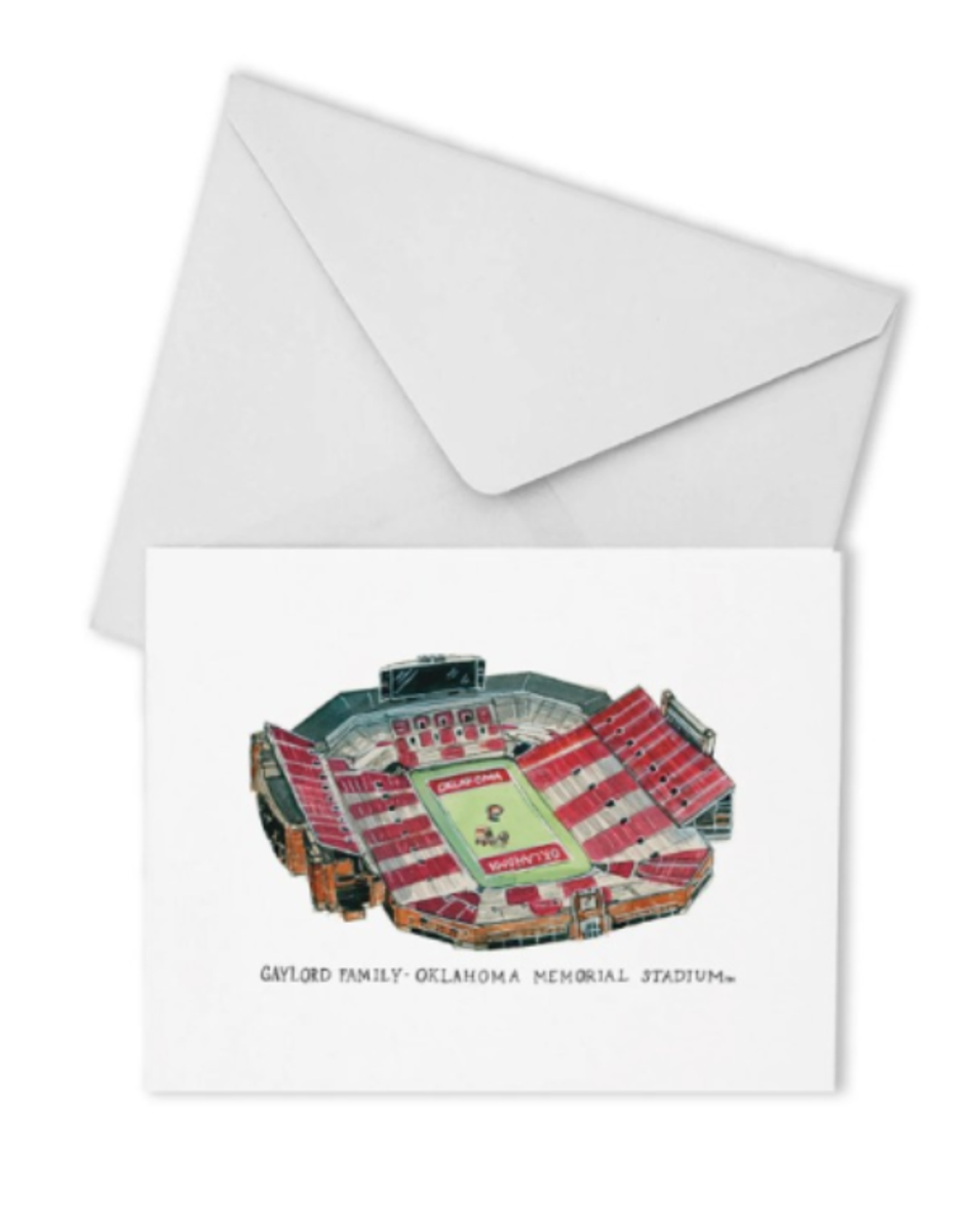 Oklahoma Stadium Box Note Cards Oklahoma Stadium Box Note Cards