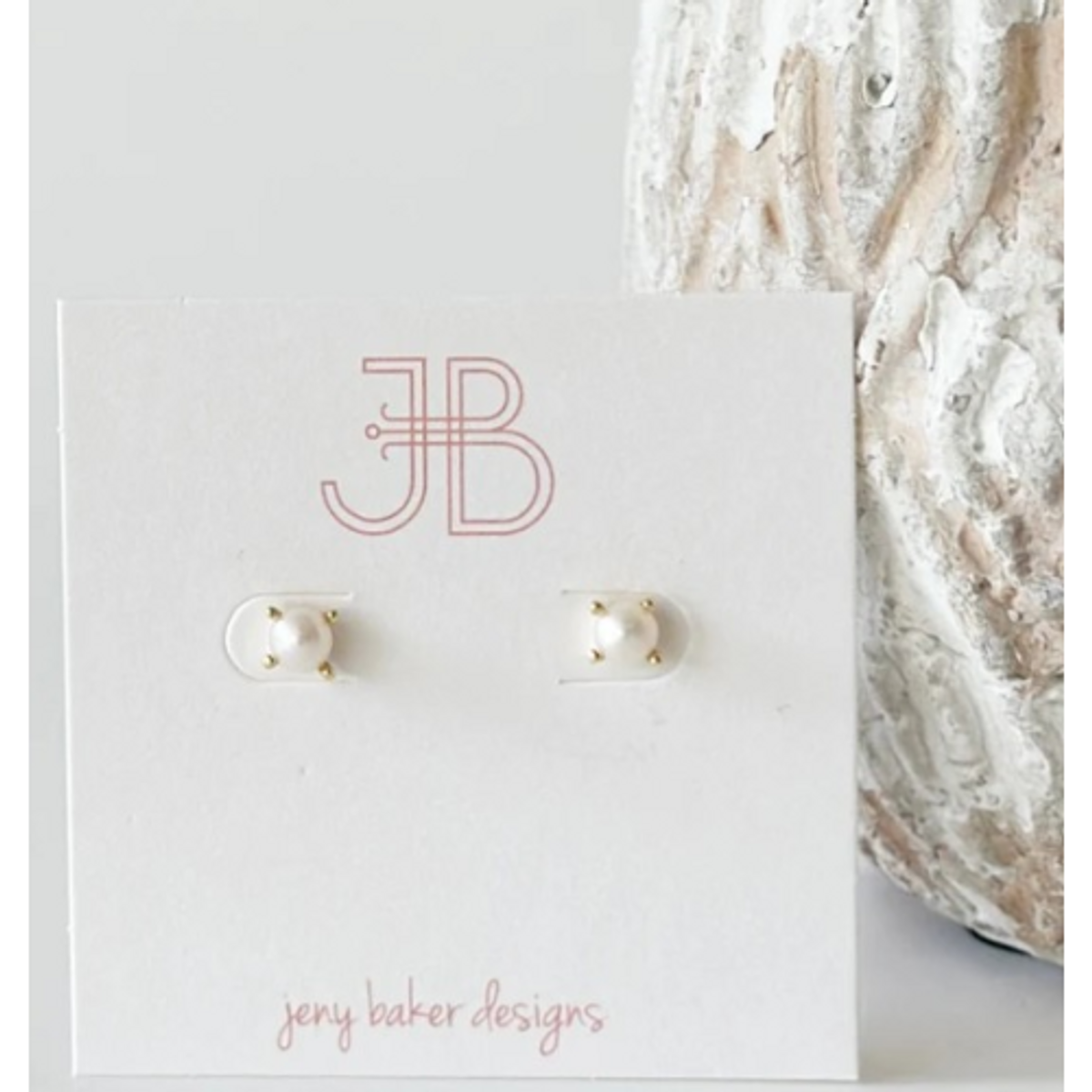 Jeny Baker Mini Classic Pearl Stud Jeny Baker Mini Classic Pearl Stud