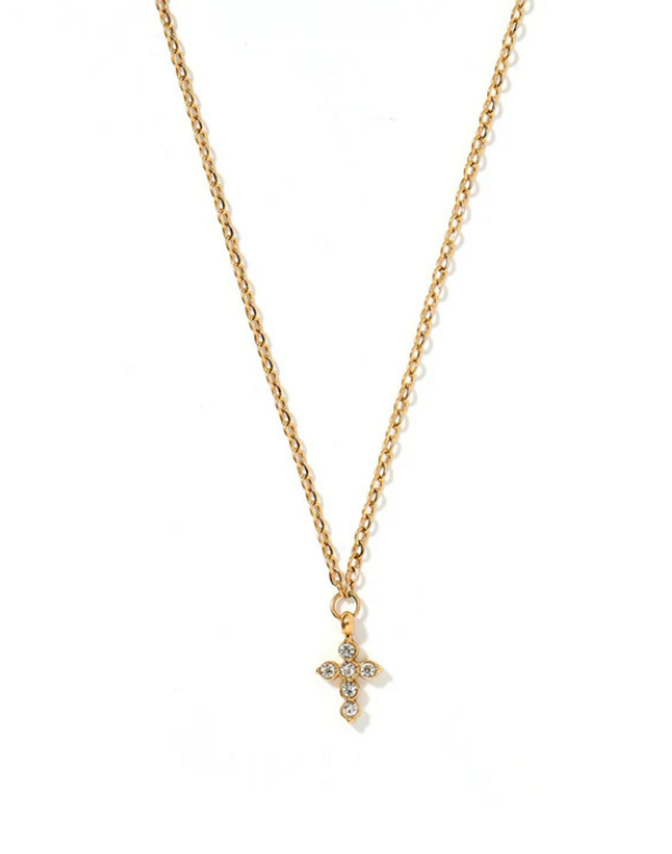 Carly Cross Necklace Carly Cross Necklace