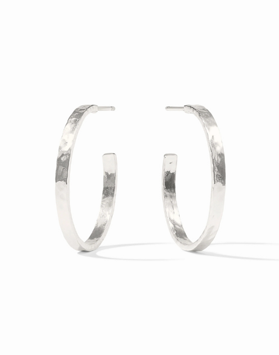 Julie Vos Silver Crescent Hoop - Medium Julie Vos Silver Crescent Hoop - Medium