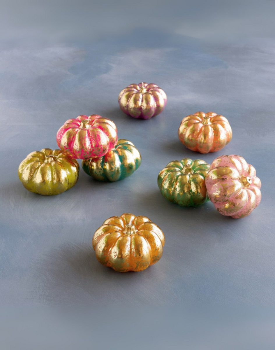 Rainbow Pumpkin Candle - Assorted Colors Rainbow Pumpkin Candle - Assorted Colors