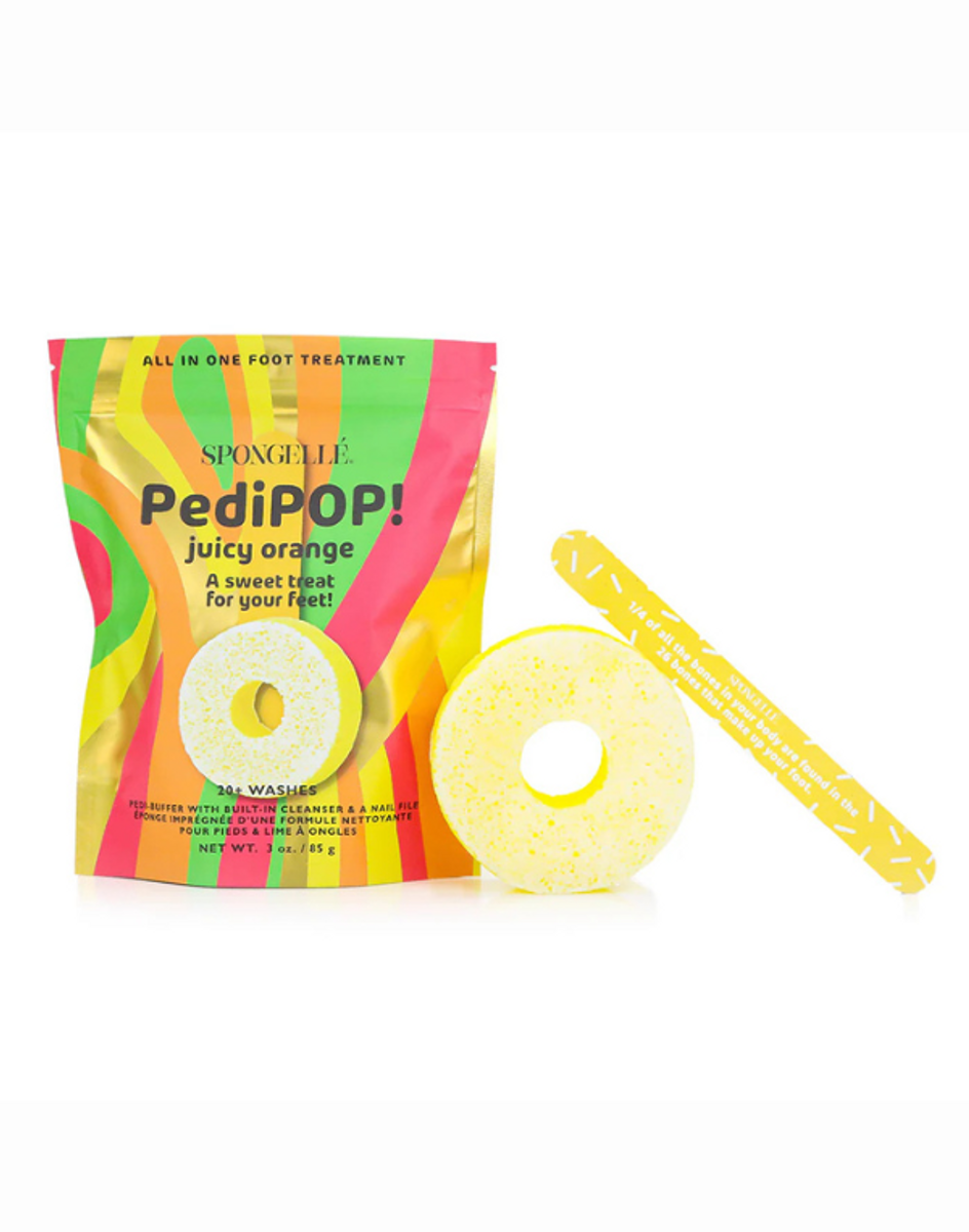 PediPOP! Pedi Buffer & Nail File - Juicy Orange PediPOP! Pedi Buffer & Nail File - Juicy Orange