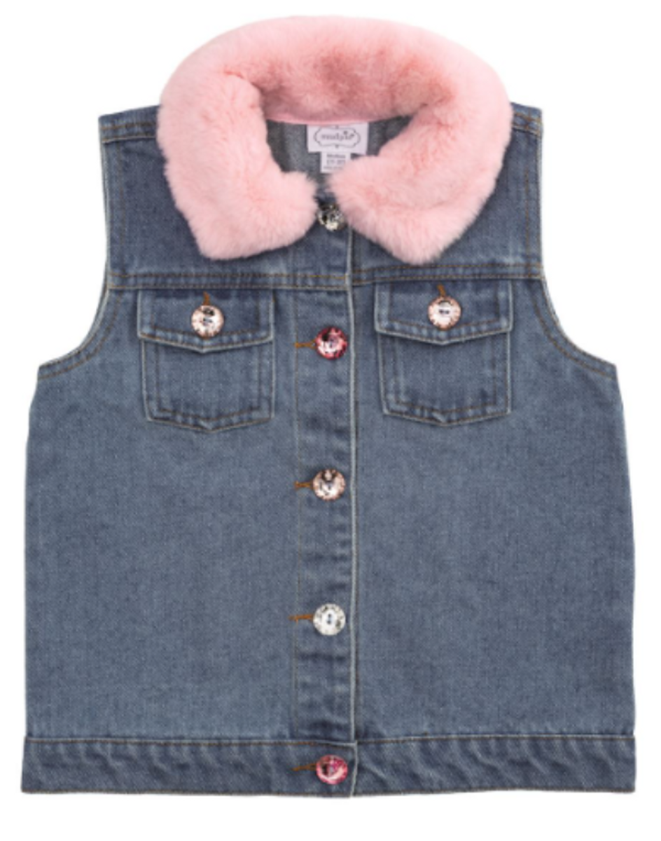Denim Jewel Vest Denim Jewel Vest