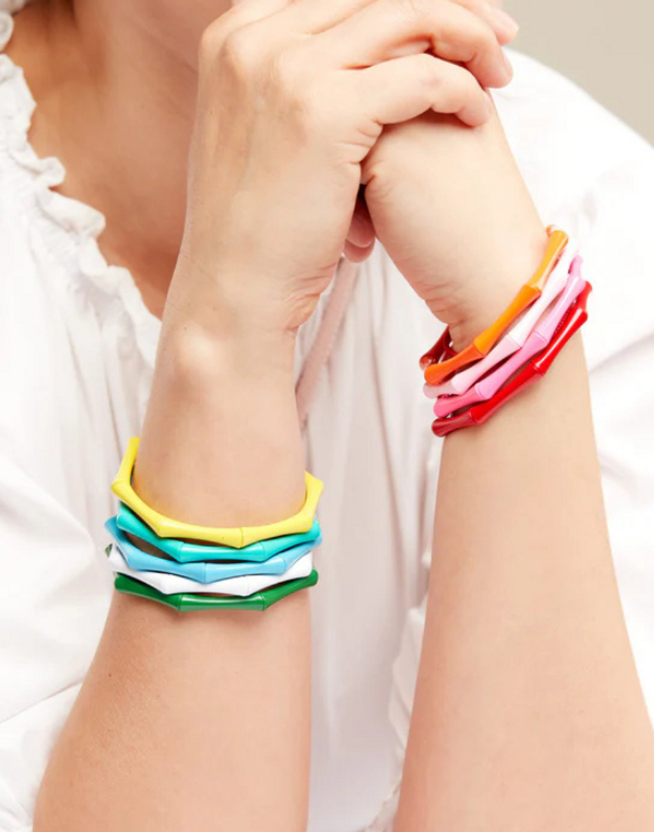Bamboo Stretch Bracelet - Assorted Colors Bamboo Stretch Bracelet - Assorted Colors