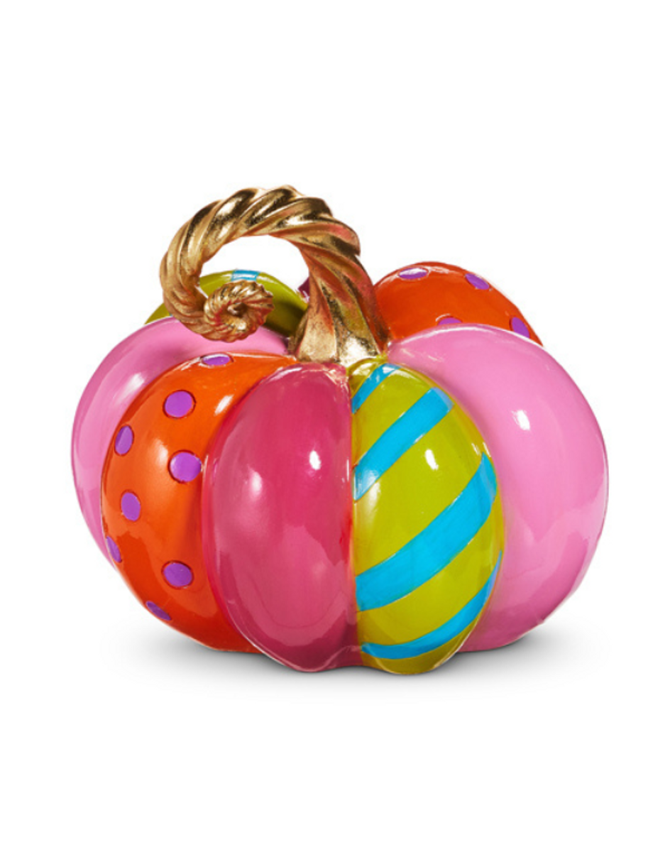 9.5" Multi Pattern Pumpkin 9.5" Multi Pattern Pumpkin