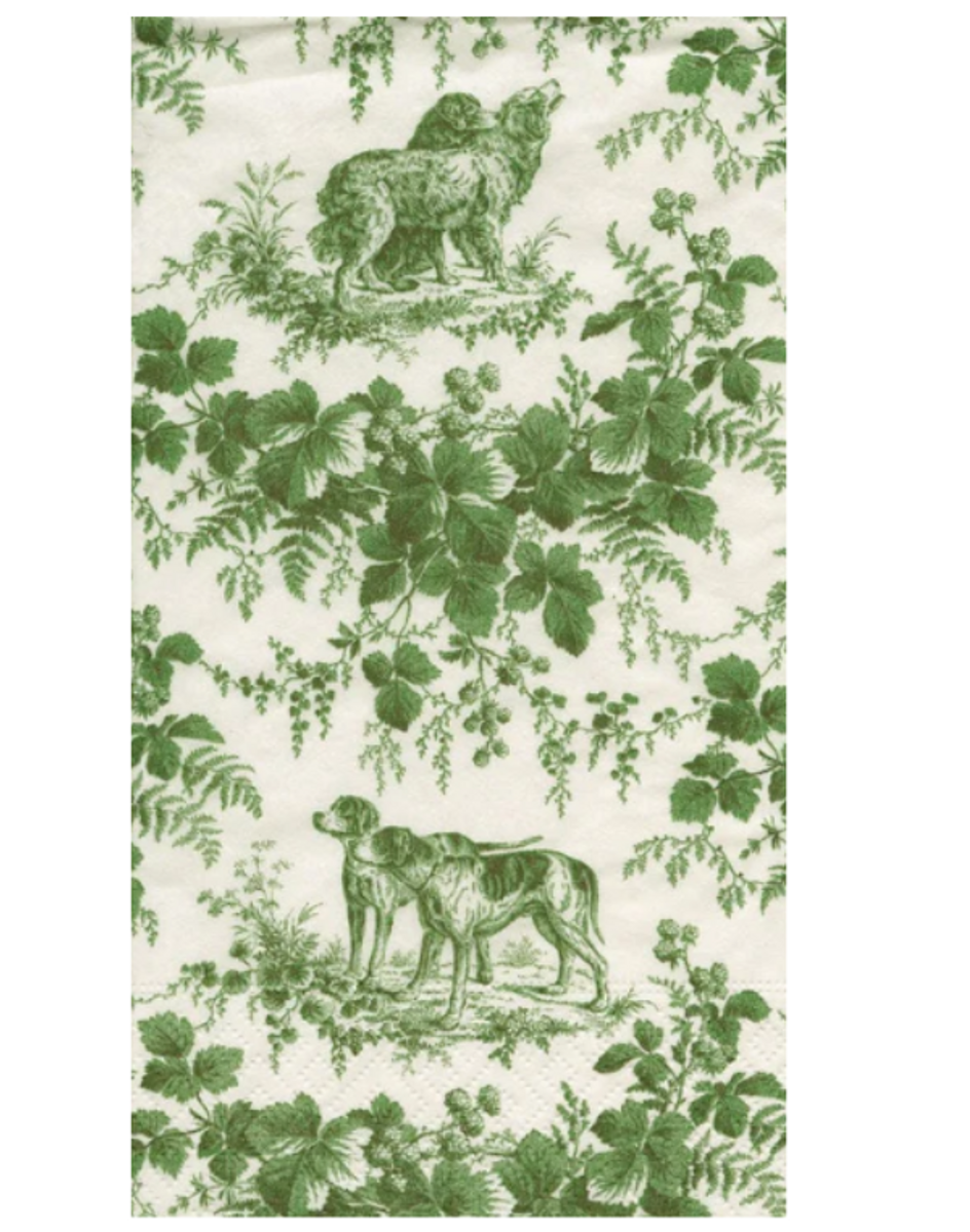 Guest Towel--Hunting Toile Evergreen Guest Towel--Hunting Toile Evergreen