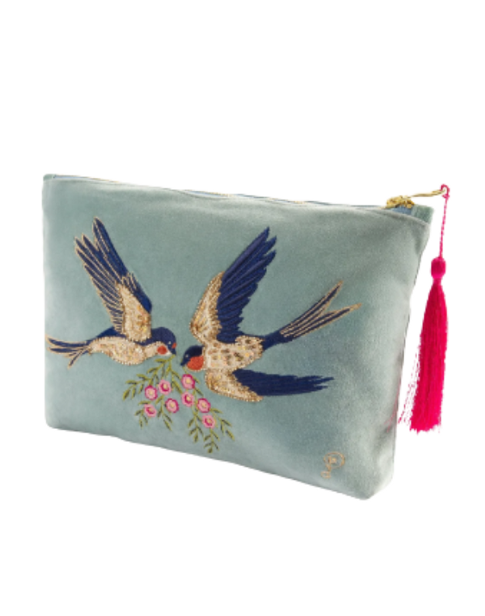 Swooping Swallows Zip Pouch Swooping Swallows Zip Pouch