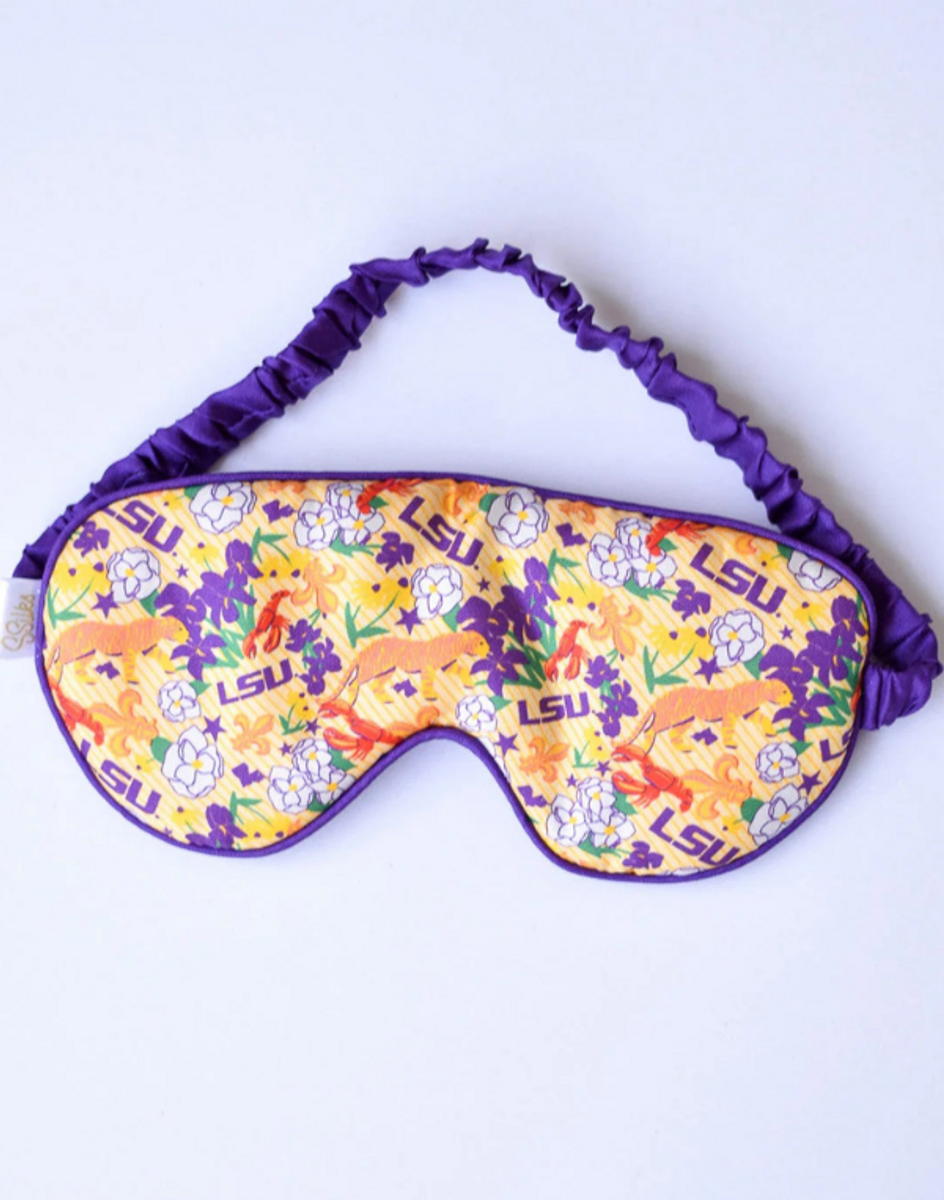 Saturday Silks LSU Tigers Sleepmask Saturday Silks LSU Tigers Sleepmask