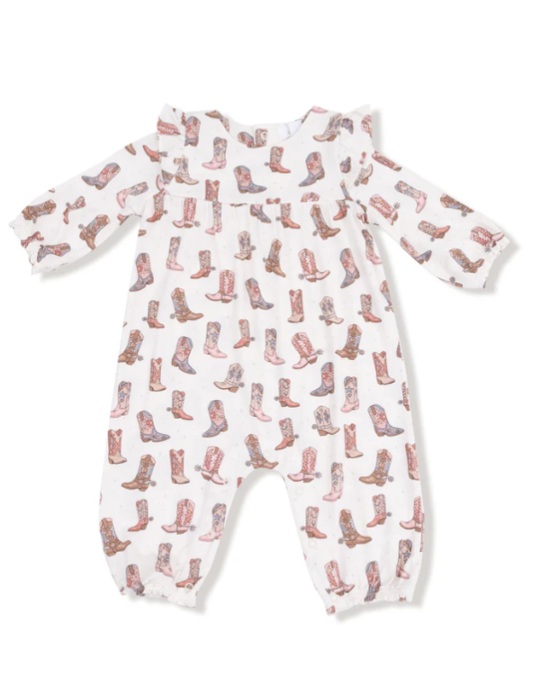 Future Cowgirl Ruffle Sleeve Romper