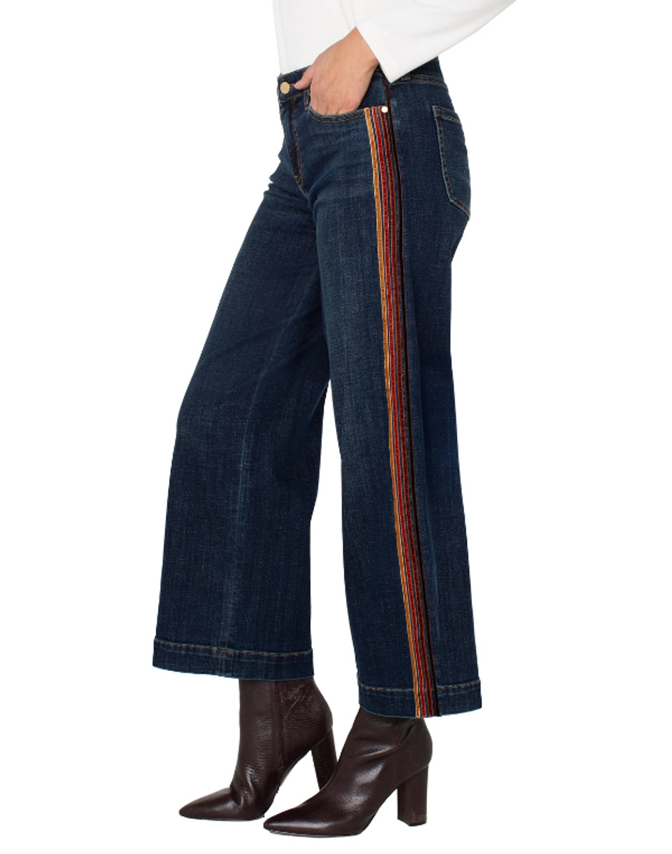 Stride Wide Leg with Velvet Trim Stride Wide Leg with Velvet Trim
