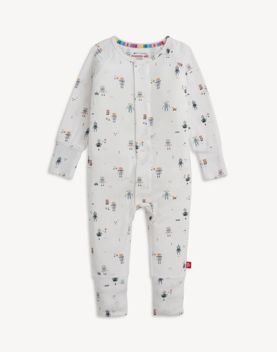 Magnetic Me Love You a Bot Convertible Coverall Magnetic Me Love You a Bot Convertible Coverall