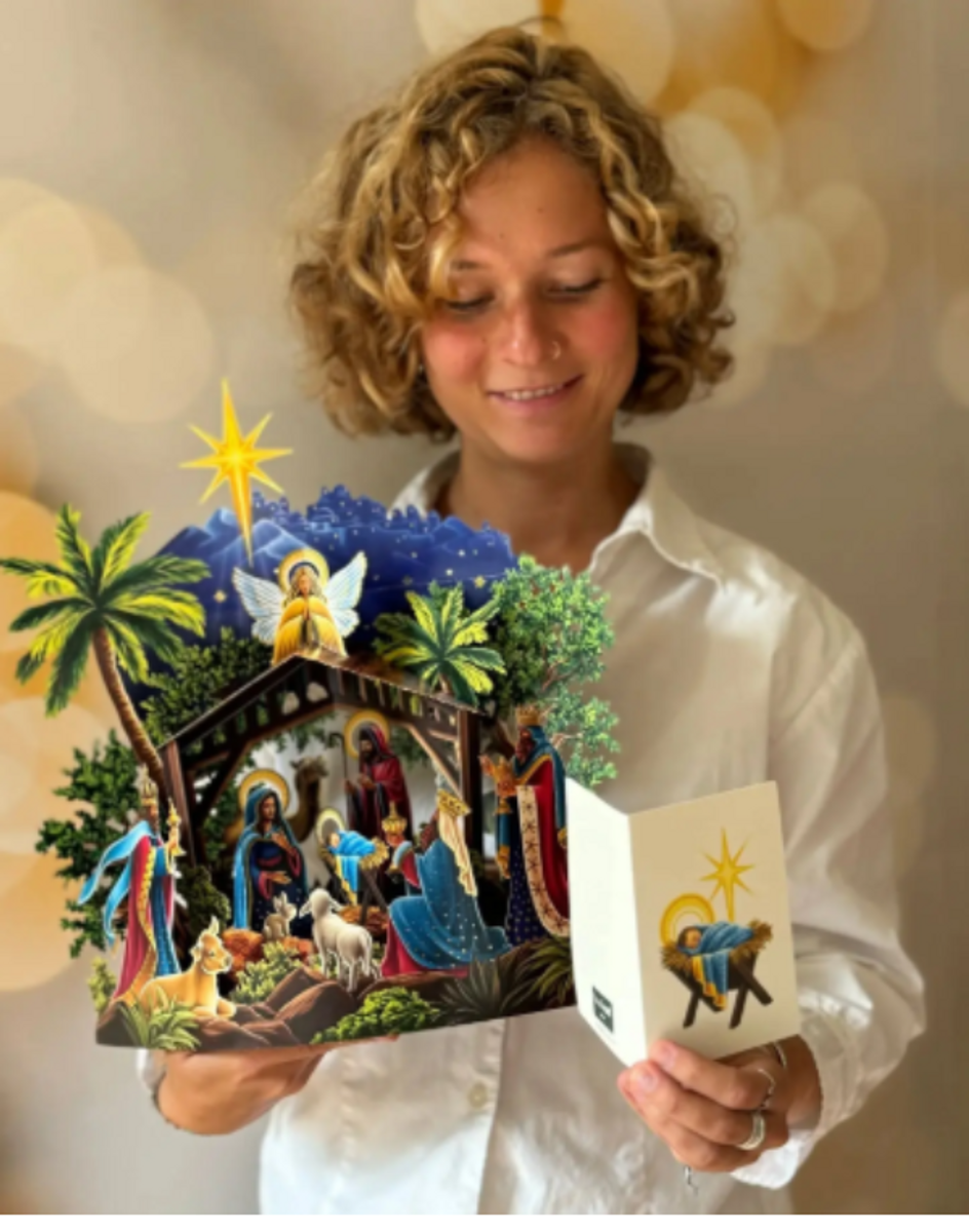 Starlit Nativity Pop Up Card Starlit Nativity Pop Up Card