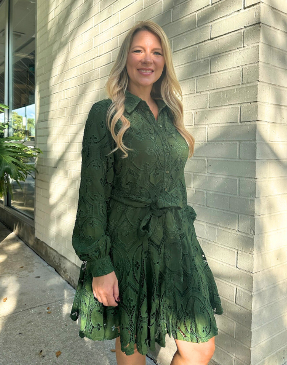 Evergreen Lace Dress Evergreen Lace Dress