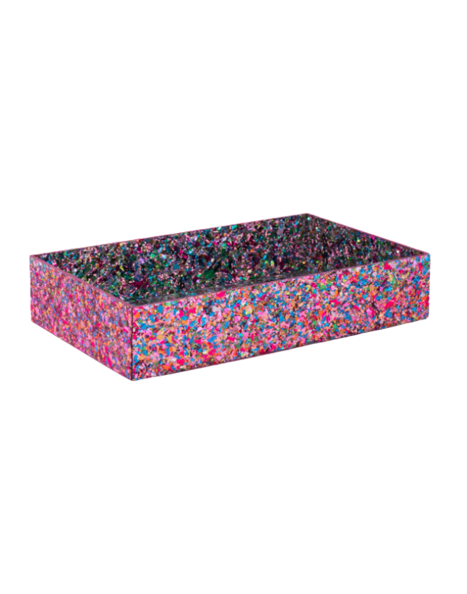 Colorful Confetti Nesting Tray