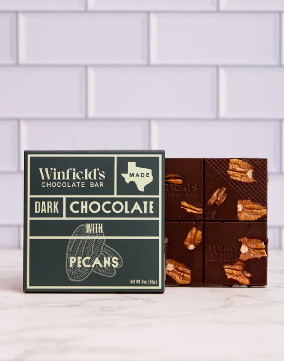 Winfield's Chocolate Bar - Dark Chocolate with Pecans Winfield's Chocolate Bar - Dark Chocolate with Pecans