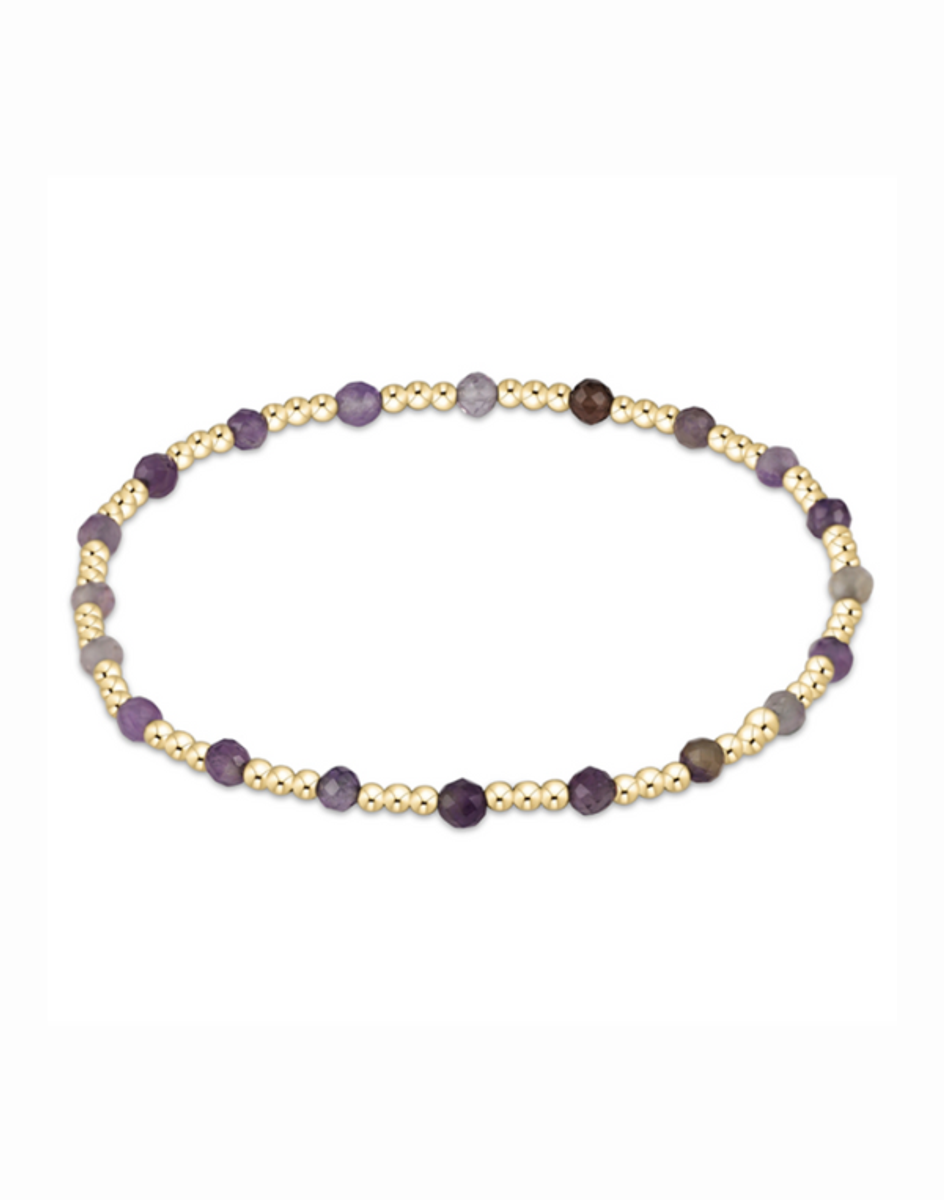 eNewton Sincerity Pattern 3mm Bead Bracelet - Amethyst eNewton Sincerity Pattern 3mm Bead Bracelet - Amethyst