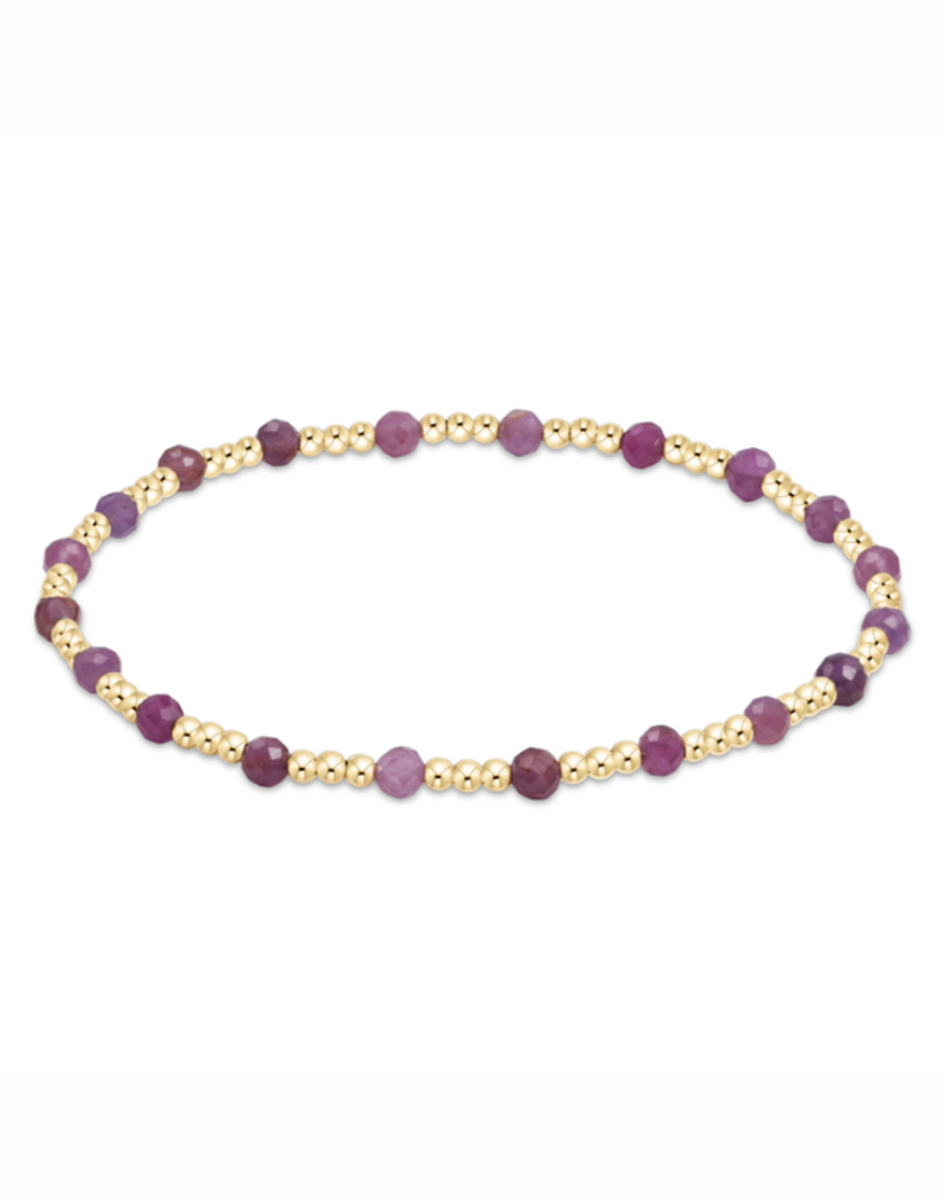 eNewton Sincerity Pattern 3mm Bead Bracelet - Ruby eNewton Sincerity Pattern 3mm Bead Bracelet - Ruby