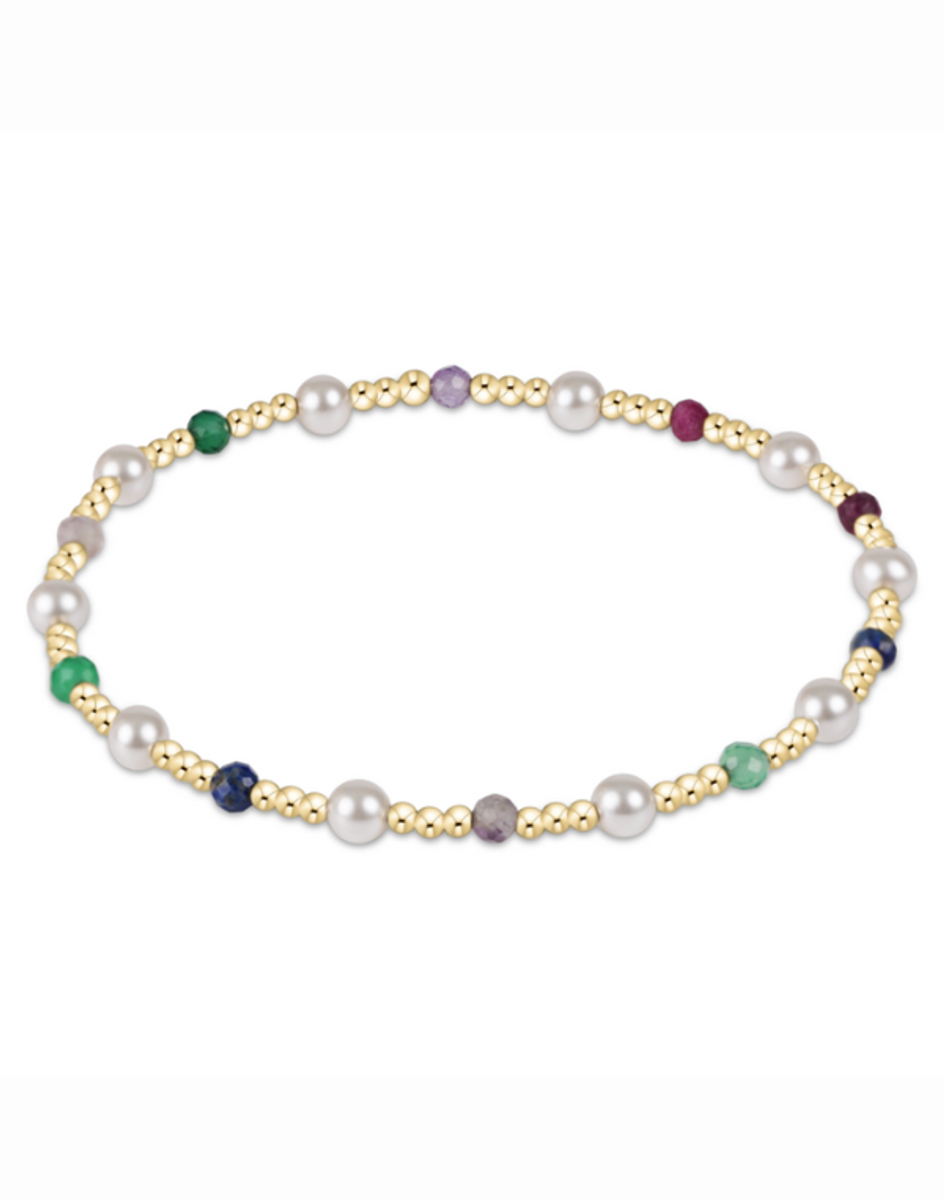 eNewton Pearl Sincerity Pattern 4mm Bead Bracelet - Hot Mess Fall Winter 25 eNewton Pearl Sincerity Pattern 4mm Bead Bracelet - Hot Mess Fall Winter 25