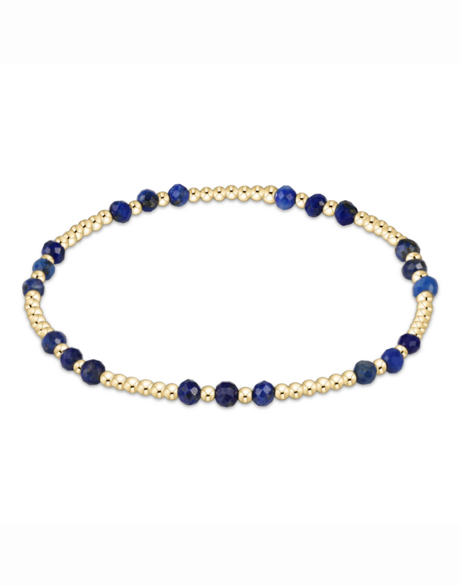 eNewton Joy Pattern 3mm Bead Bracelet - Lapis eNewton Joy Pattern 3mm Bead Bracelet - Lapis