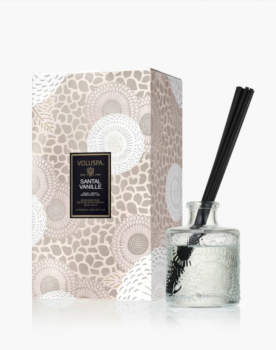 Voluspa 3.4 oz Reed Diffuser - Santal Vanille Voluspa 3.4 oz Reed Diffuser - Santal Vanille