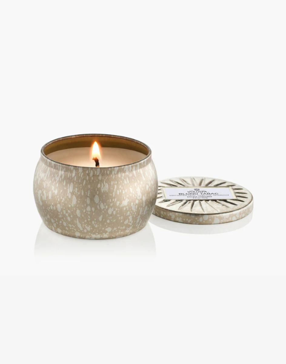 Voluspa Mini Tin Candle - Blond Tabac Voluspa Mini Tin Candle - Blond Tabac