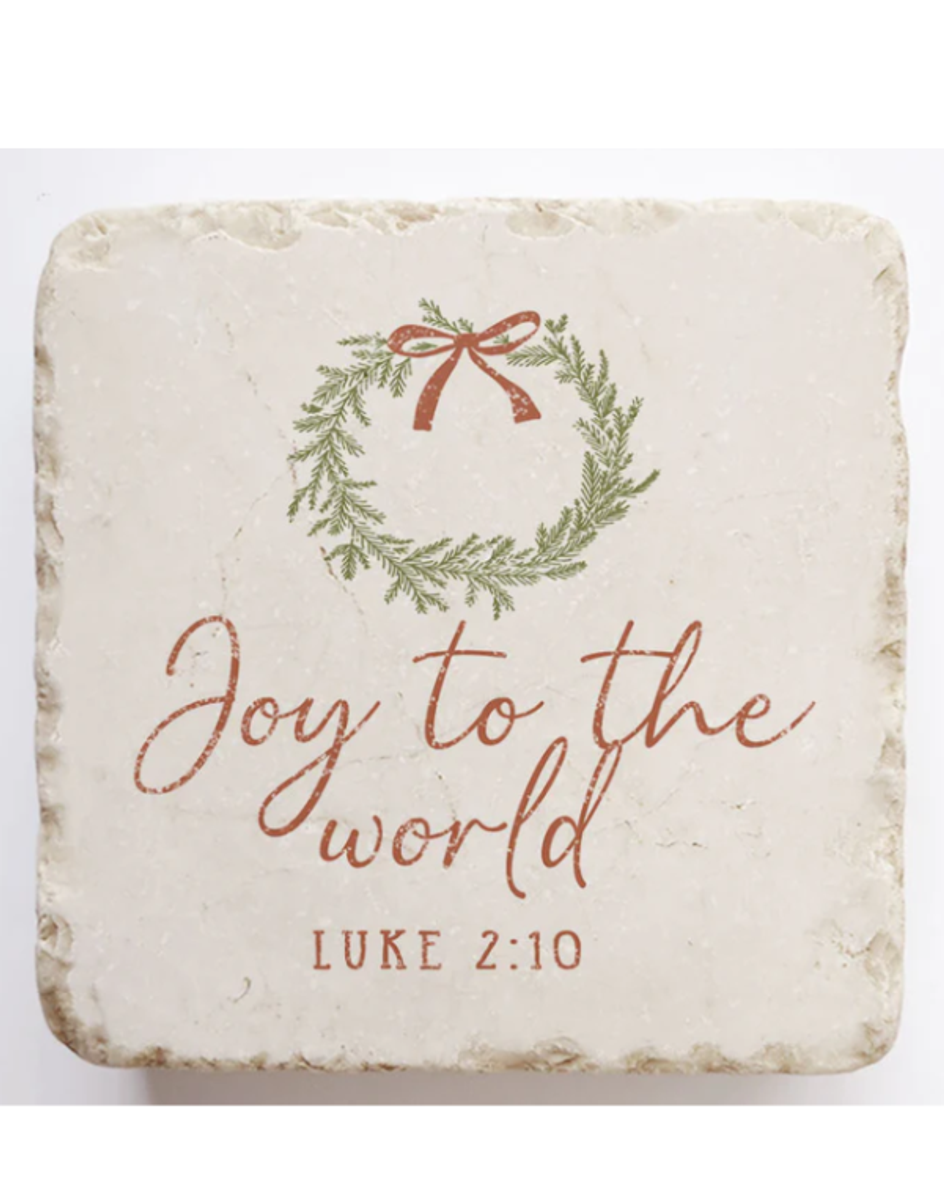 Stone Block--Luke 2:10 Stone Block--Luke 2:10