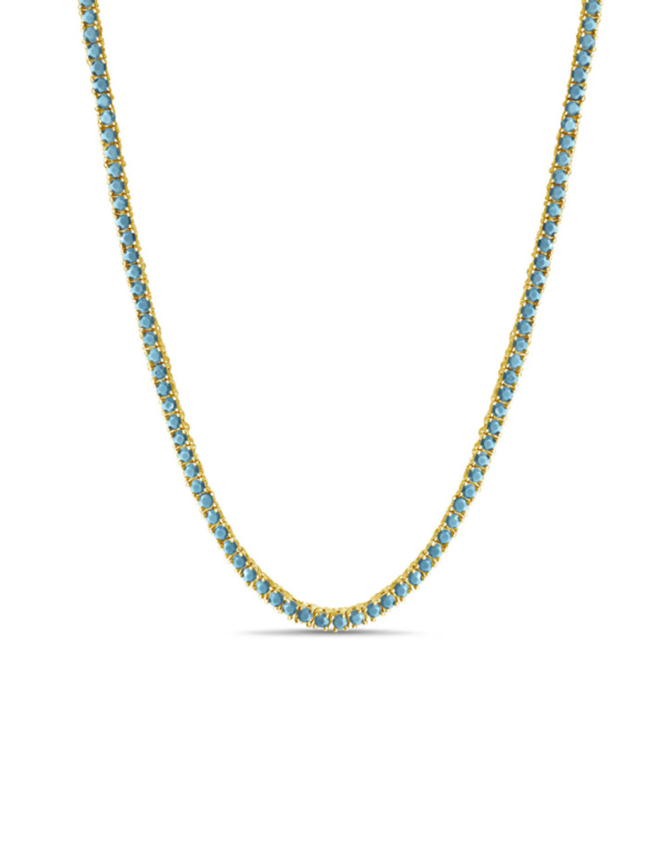 leMel Turquoise Tennis Necklace leMel Turquoise Tennis Necklace