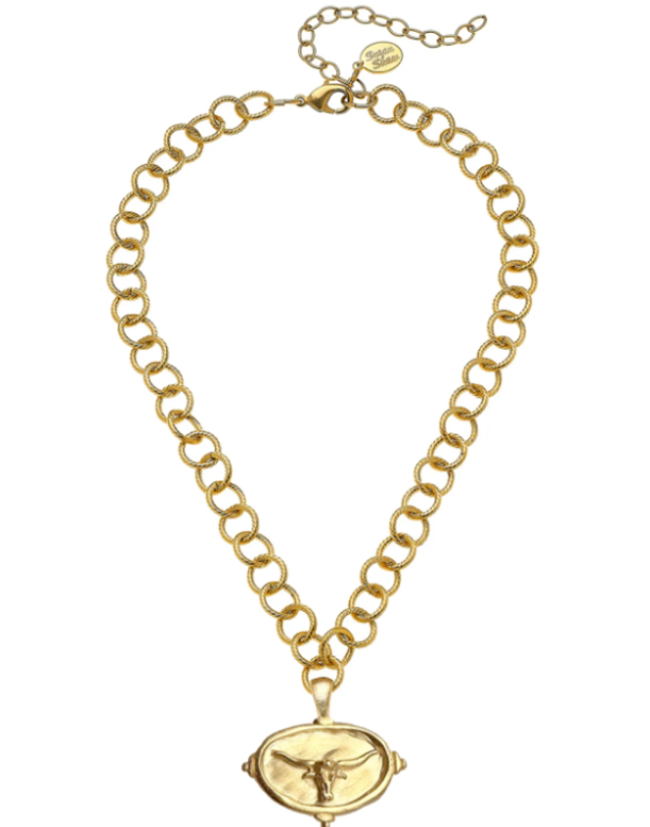 Longhorn Intaglio Necklace Longhorn Intaglio Necklace