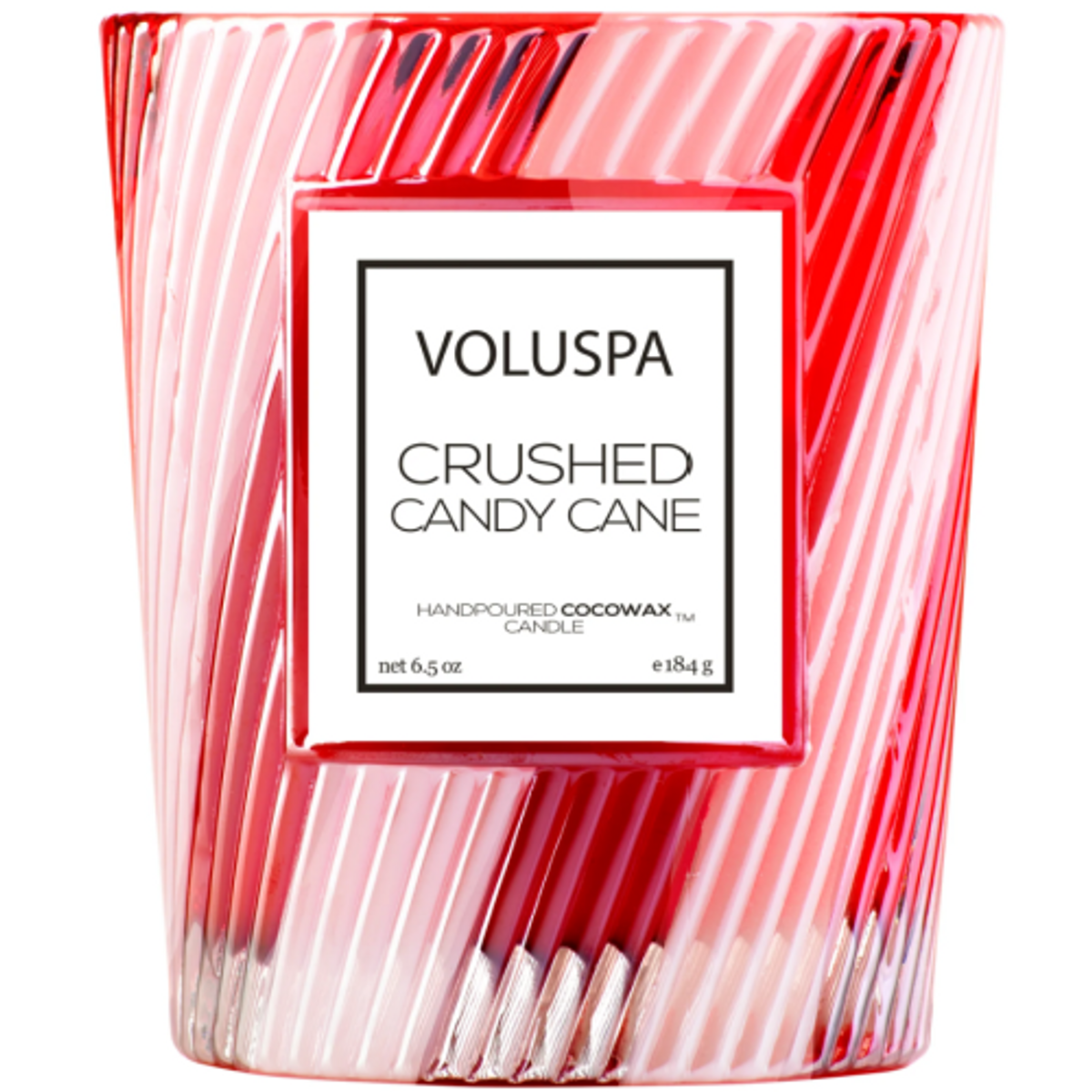 Voluspa Crushed Candy Cane Classic Candle Voluspa Crushed Candy Cane Classic Candle