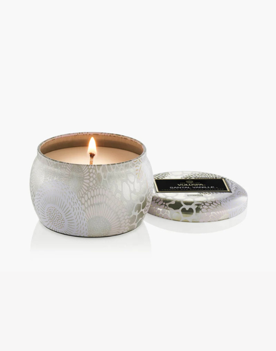 Voluspa Mini Tin Candle - Santal Vanille Voluspa Mini Tin Candle - Santal Vanille