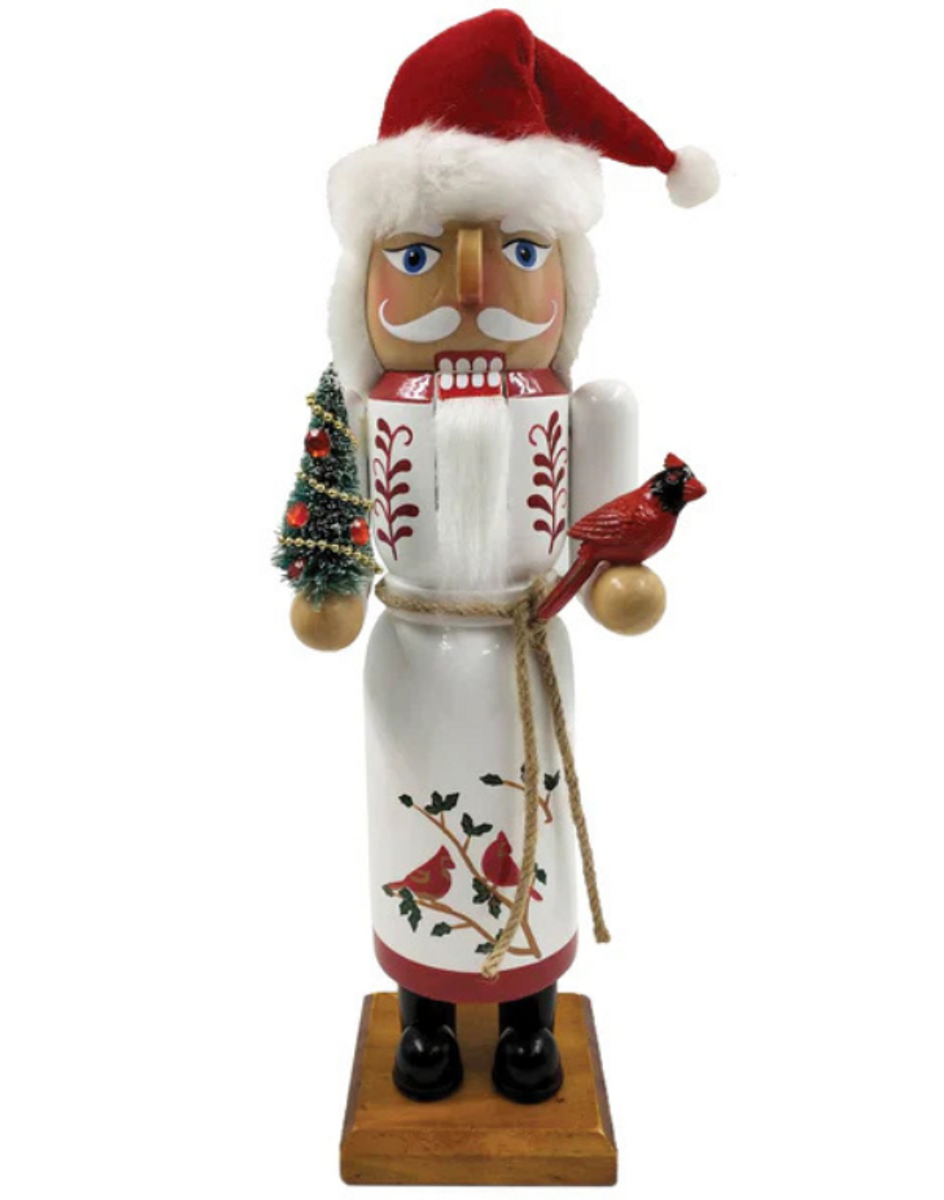 14" Cardinal Claus Nutcracker 14" Cardinal Claus Nutcracker