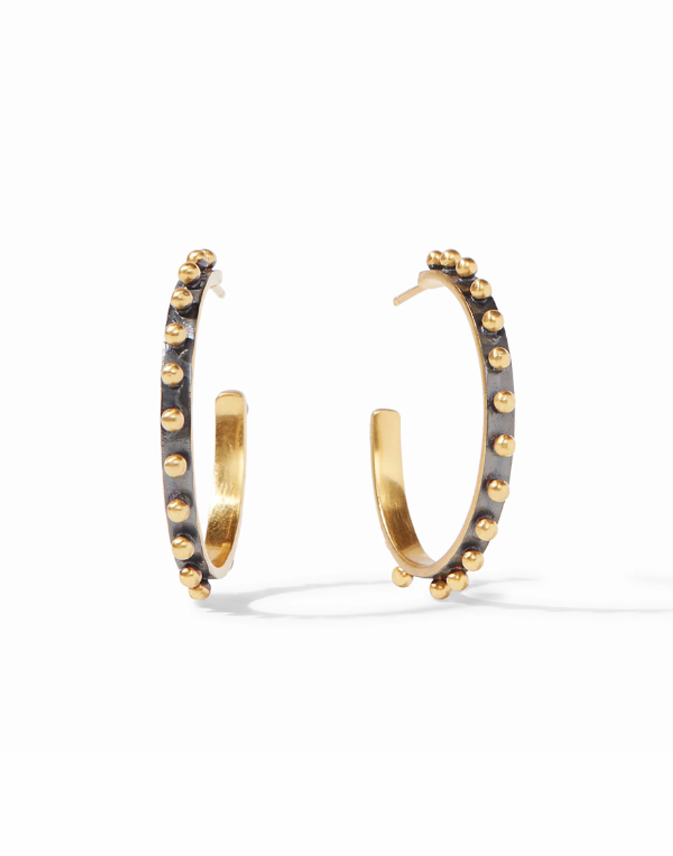 Julie Vos Soho Hoop Mixed Metal - Medium Julie Vos Soho Hoop Mixed Metal - Medium