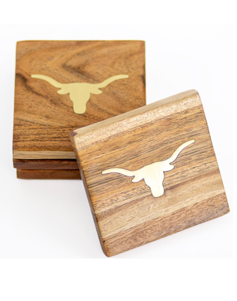 Longhorn Wood Coasters Longhorn Wood Coasters