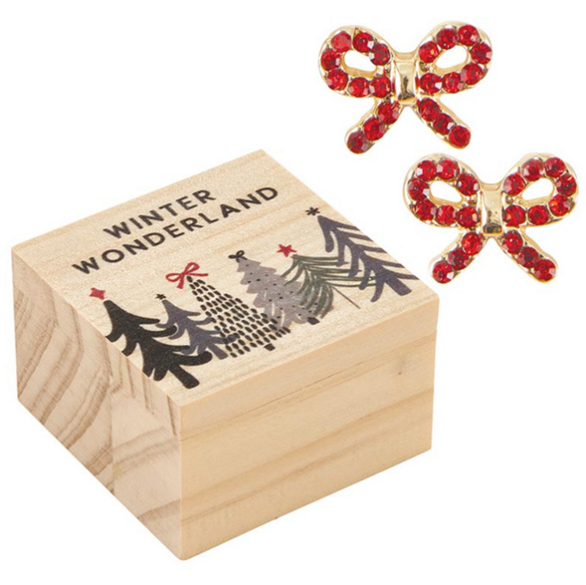 Treasure Box Earrings--Wonderland Treasure Box Earrings--Wonderland