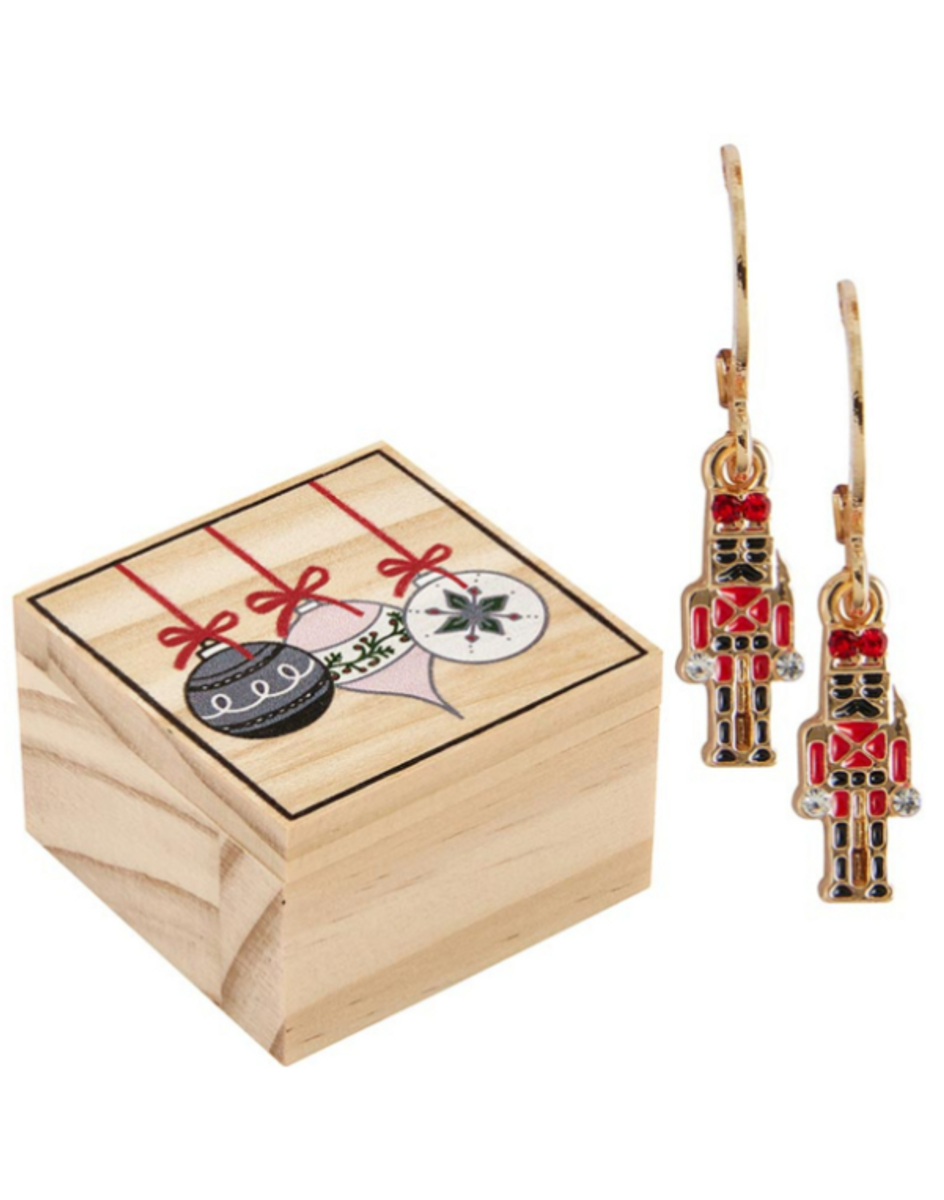 Treasure Box Earrings--Merry and Bright Treasure Box Earrings--Merry and Bright
