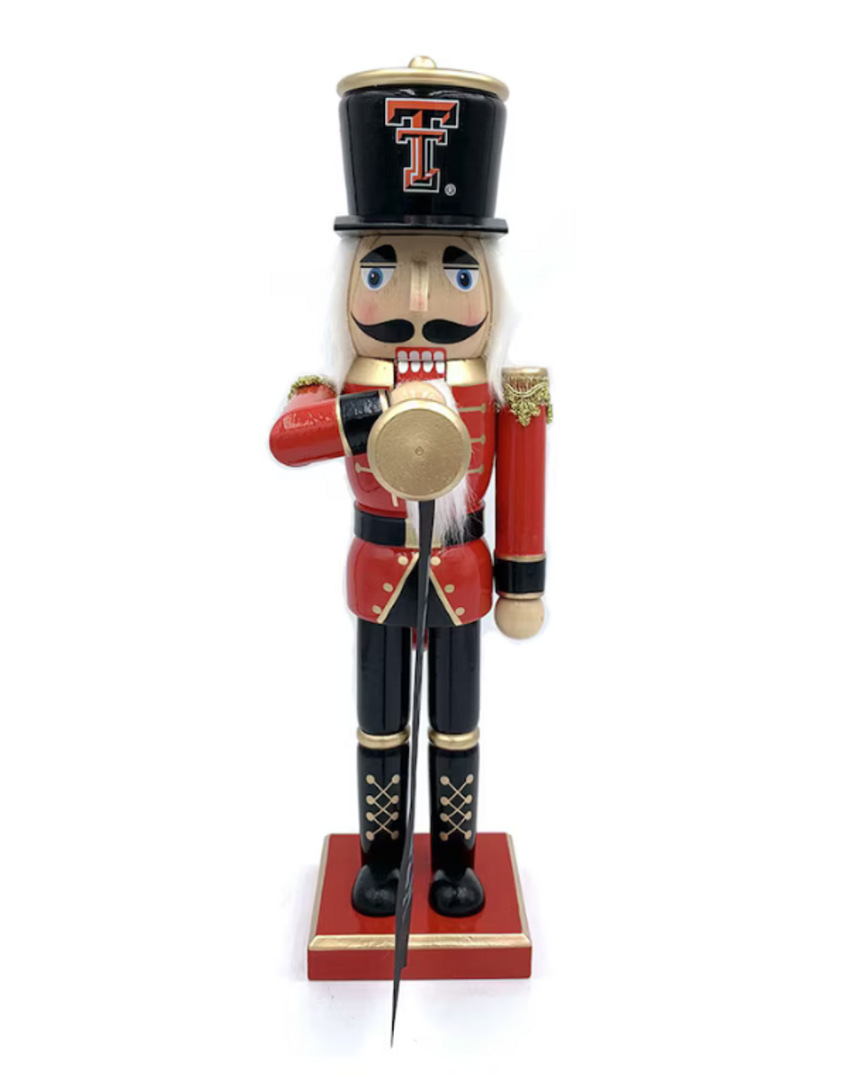 14" Texas Tech Bugler Nutcracker 14" Texas Tech Bugler Nutcracker