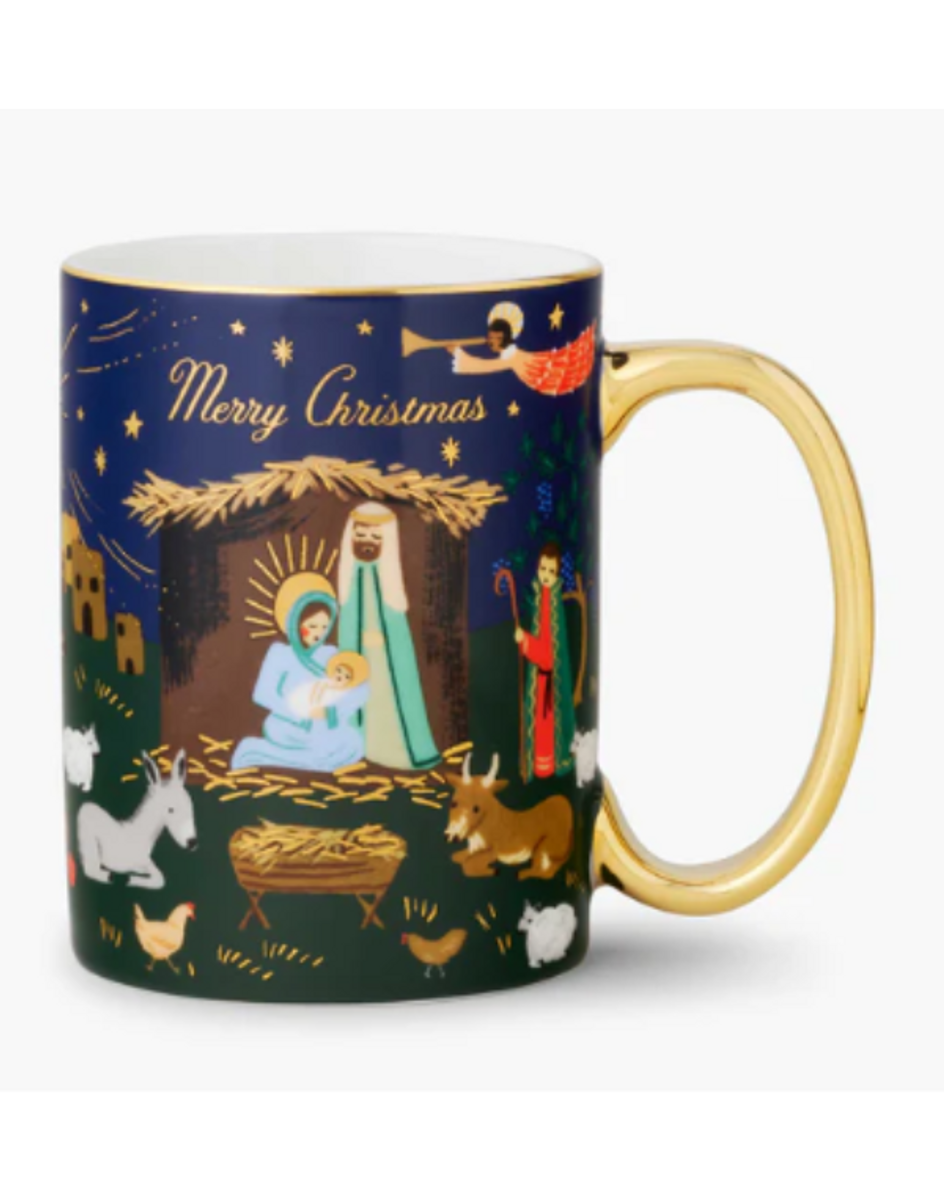Nativity Scene Porcelain Mug Nativity Scene Porcelain Mug