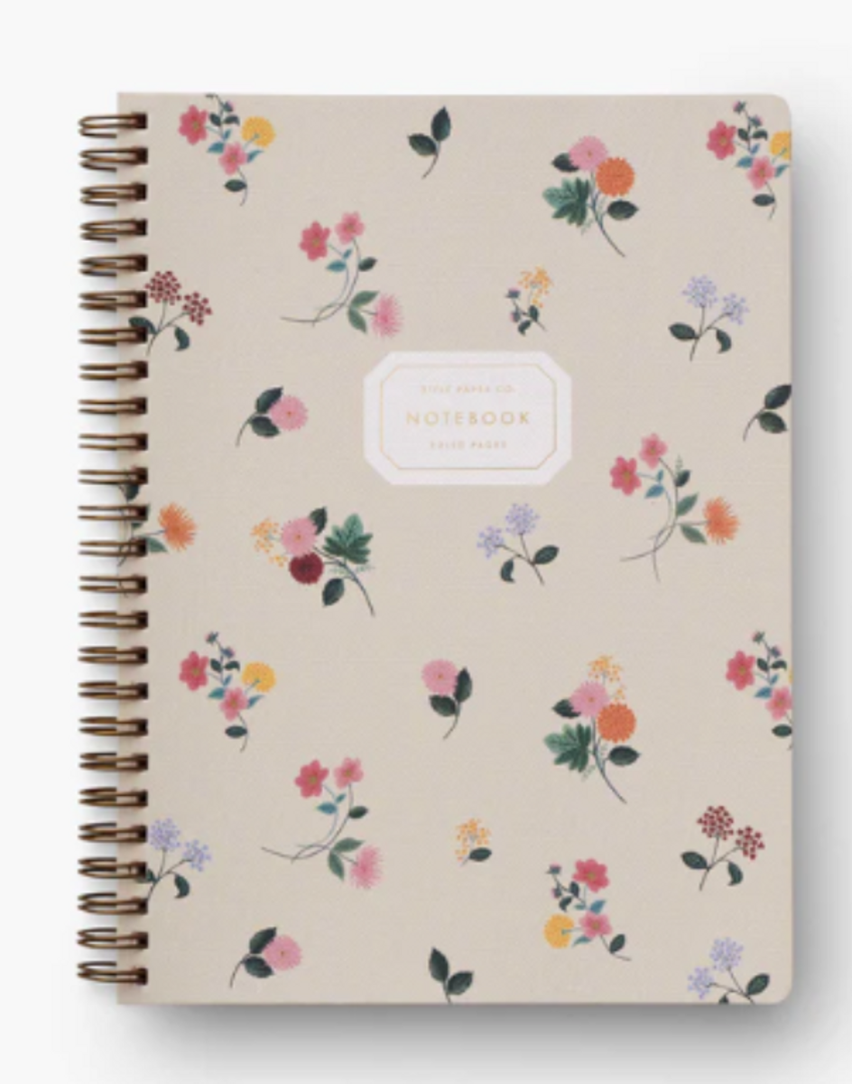 Ditsy Dahlia Spiral Notepad Ditsy Dahlia Spiral Notepad