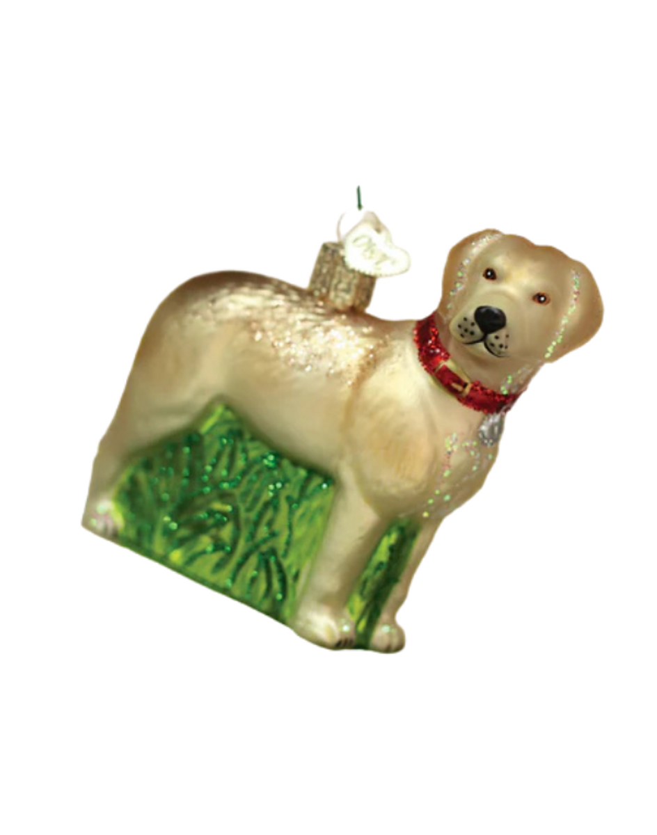 Standing Yellow Lab Ornament Standing Yellow Lab Ornament